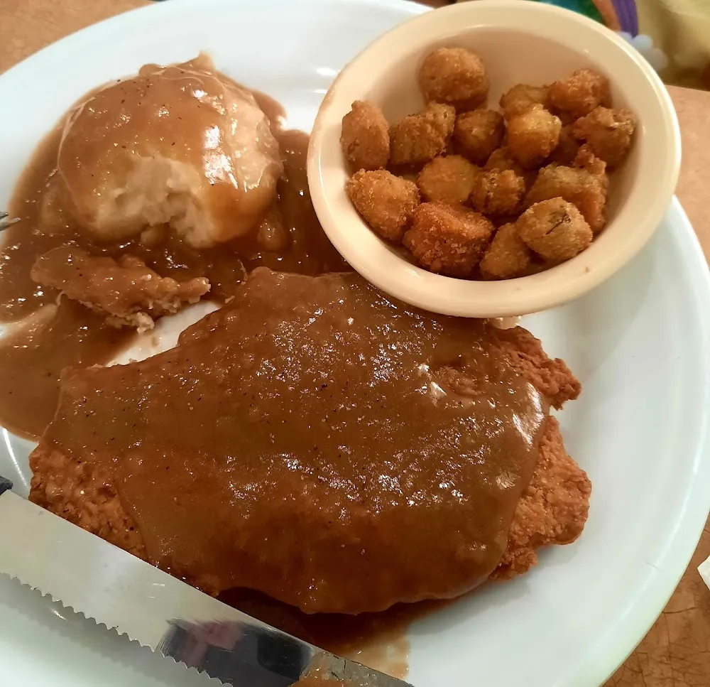 Country Fried Steak with Brown Gravy