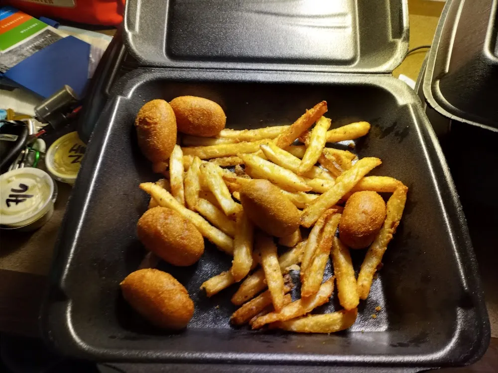 Mini Corn Dogs and Fries